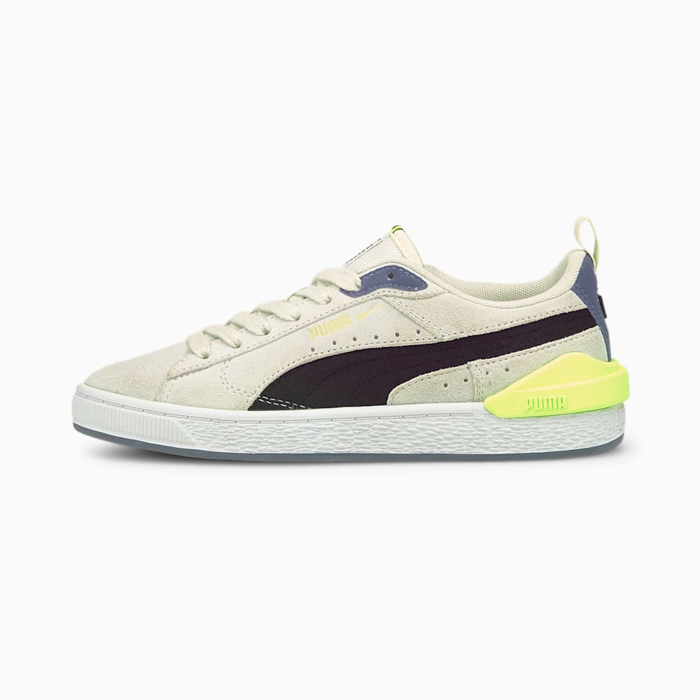 Puma Suede Bloc Youth Za Djevojčice Tenisice Bijele Crne | Hrvatska-97304