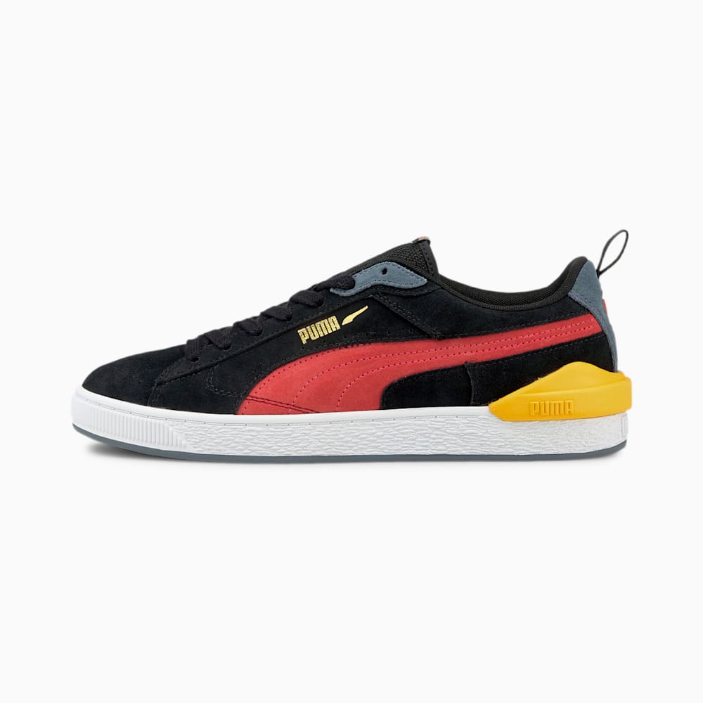 Puma Suede Bloc Ženske Tenisice Crne Roze | Hrvatska-93487