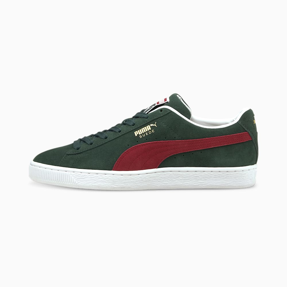 Puma Suede Classic XXI Muške Tenisice Zelene Crvene Bijele | Hrvatska-83147