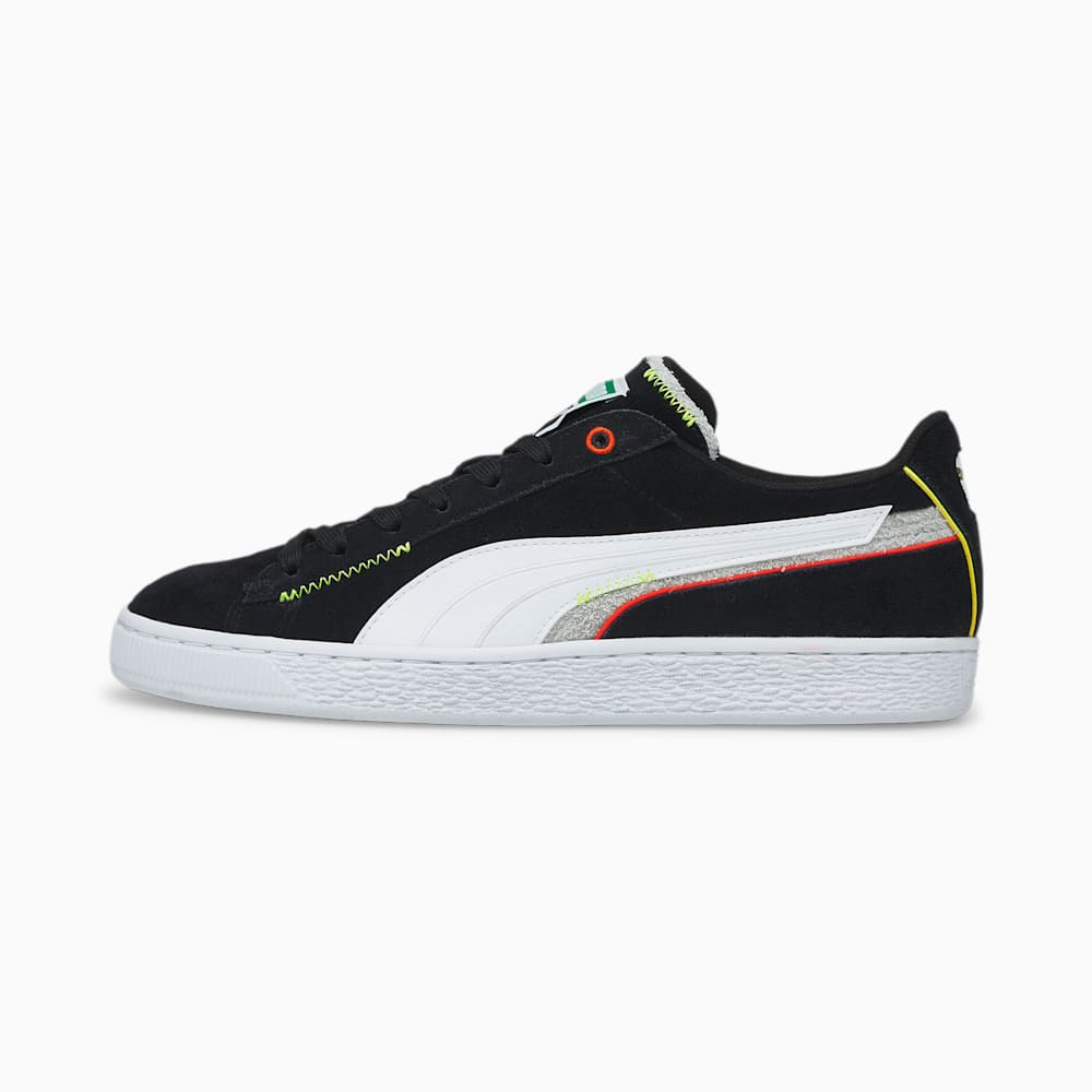 Puma Suede Displaced Ženske Košarkaške Cipele Crne Bijele | Hrvatska-62904