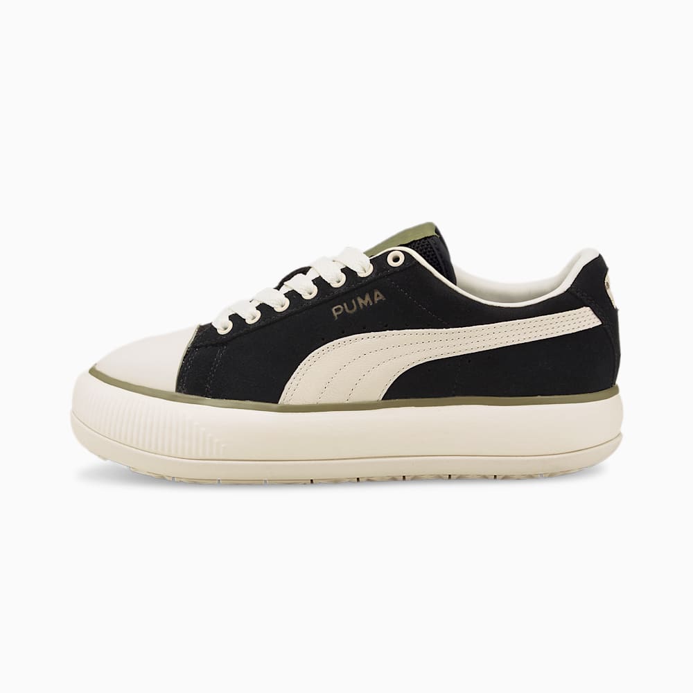 Puma Suede Mayu Infuse Ženske Tenisice Crne Bijele Zelene | Hrvatska-60785