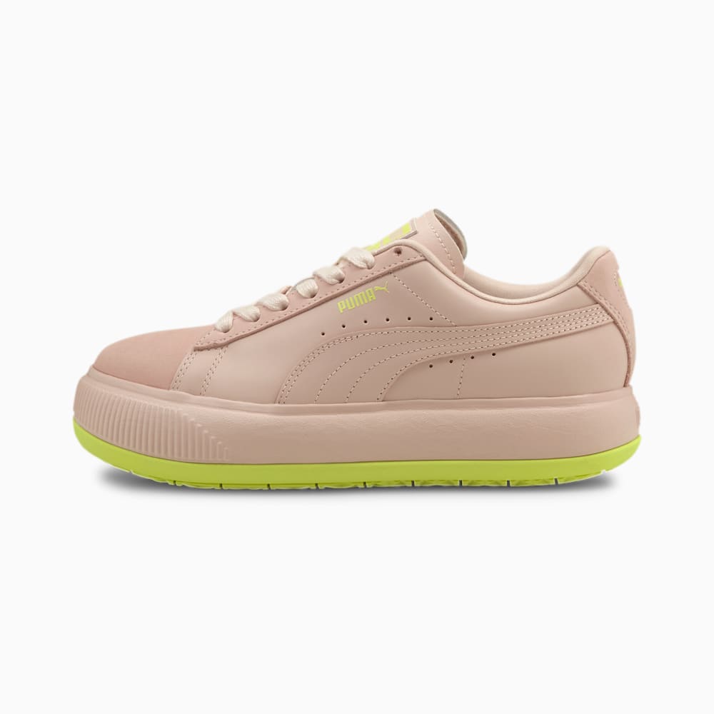 Puma Suede Mayu Mono Ženske Tenisice Roze Žute | Hrvatska-62490