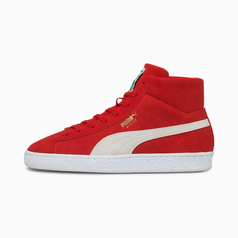 Puma Suede Mid XXI Ženske Tenisice Crvene Bijele | Hrvatska-46850