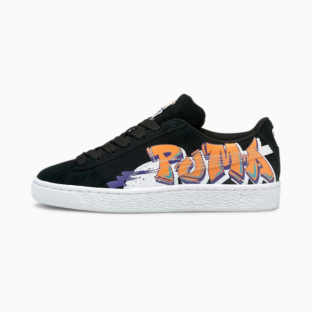 Puma Suede Street Art Youth JR Za Djevojčice Tenisice Crne Narančaste | Hrvatska-68294