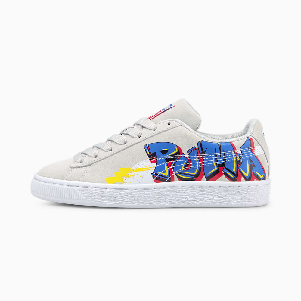 Puma Suede Street Art Youth JR Za Dječake Tenisice Bijele | Hrvatska-31097