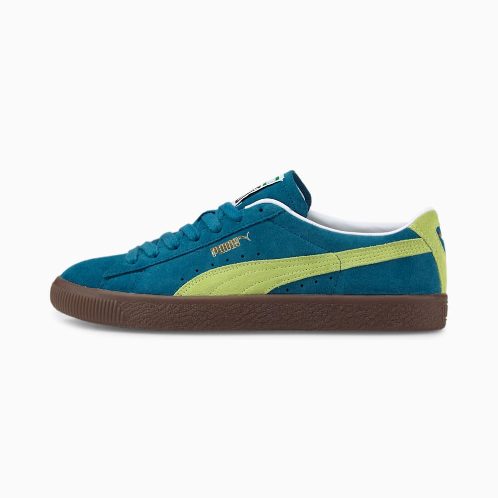 Puma Suede VTG Muške Tenisice Plave Koraljne Žute | Hrvatska-78630