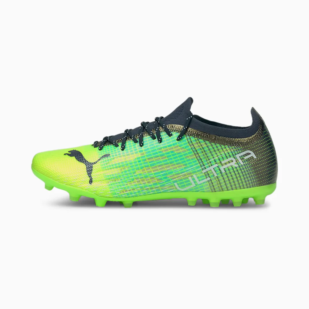 Puma ULTRA 1.3 MG Muške Kopačke Zelene Svijetlo Tirkizne | Hrvatska-10854