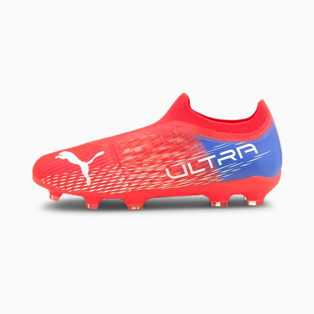 Puma ULTRA 3.3. FG/AG Youth Za Djevojčice Kopačke Narančaste Bijele Plave | Hrvatska-04681