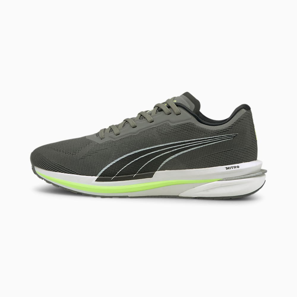 Puma Velocity NITRO Muške Tenisice Sive Crne Zelene | Hrvatska-31546