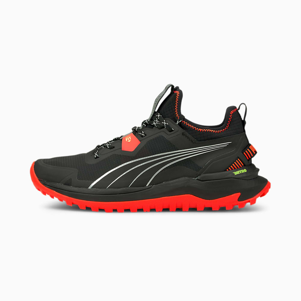 Puma Voyage Nitro Muške Tenisice Crne Narančaste Metalne Srebrne | Hrvatska-54192