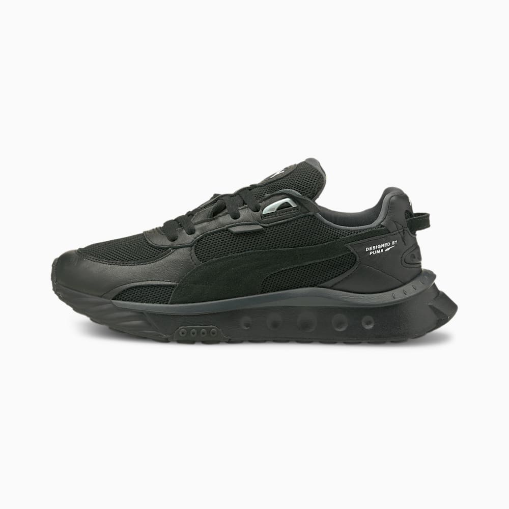 Puma Wild Rider Luxe Ženske Tenisice Crne Sive Ljubičaste | Hrvatska-71453