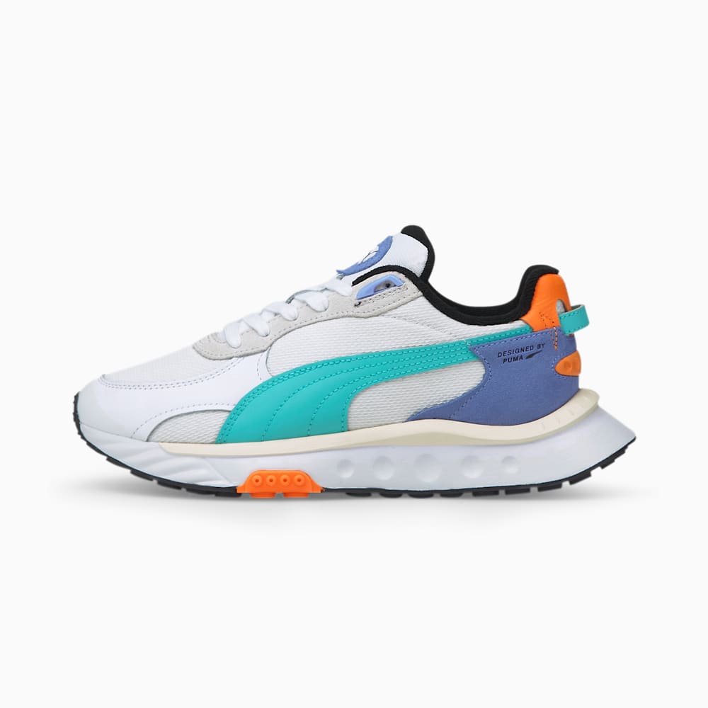 Puma Wild Rider NRG Ženske Tenisice Bijele Svijetlo Tirkizne | Hrvatska-32658