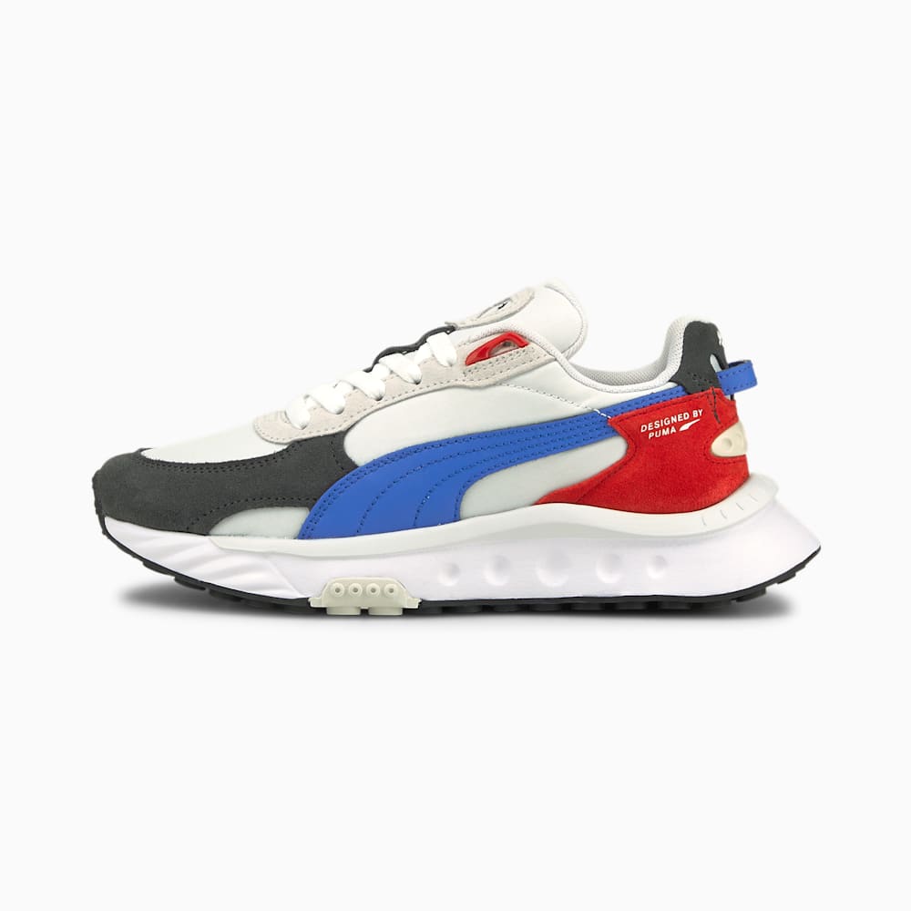 Puma Wild Rider Rollin' JR Za Djevojčice Tenisice Bijele Crne Plave | Hrvatska-06819