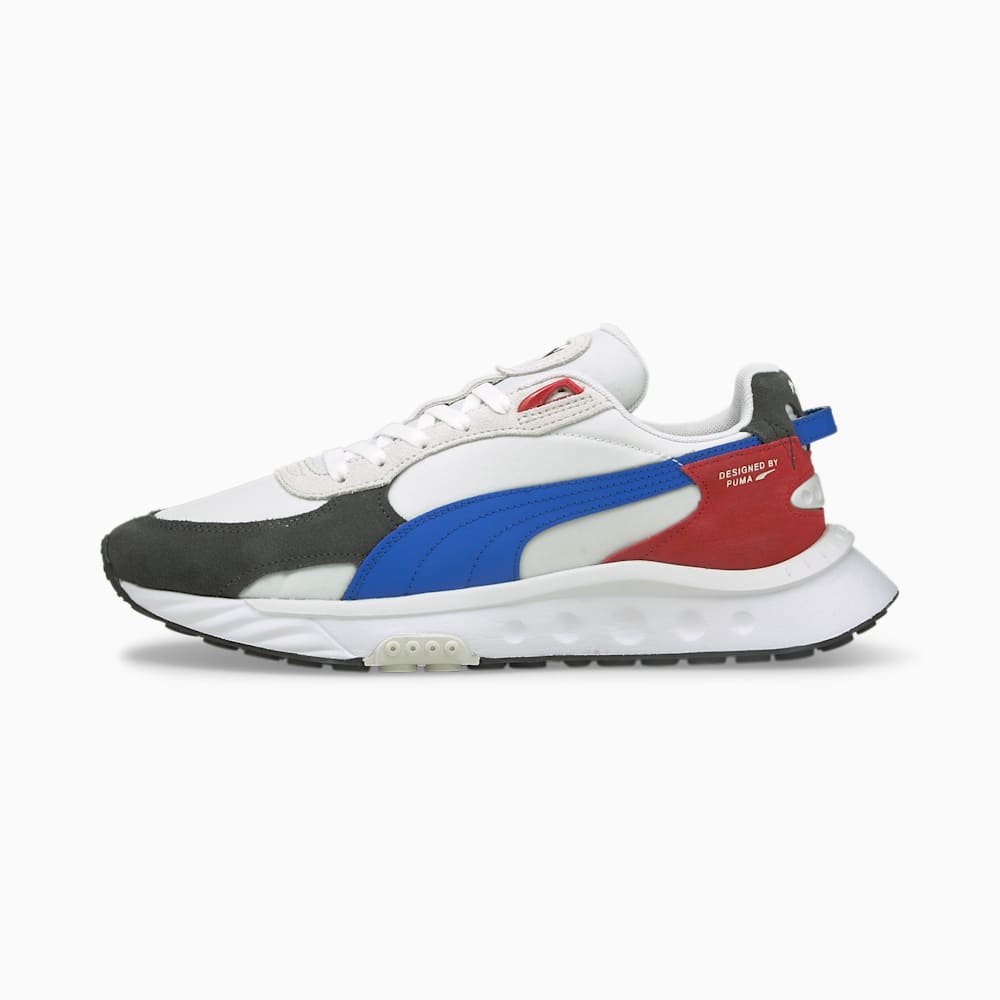 Puma Wild Rider Rollin' Ženske Tenisice Bijele Plave Crne Crvene | Hrvatska-84659