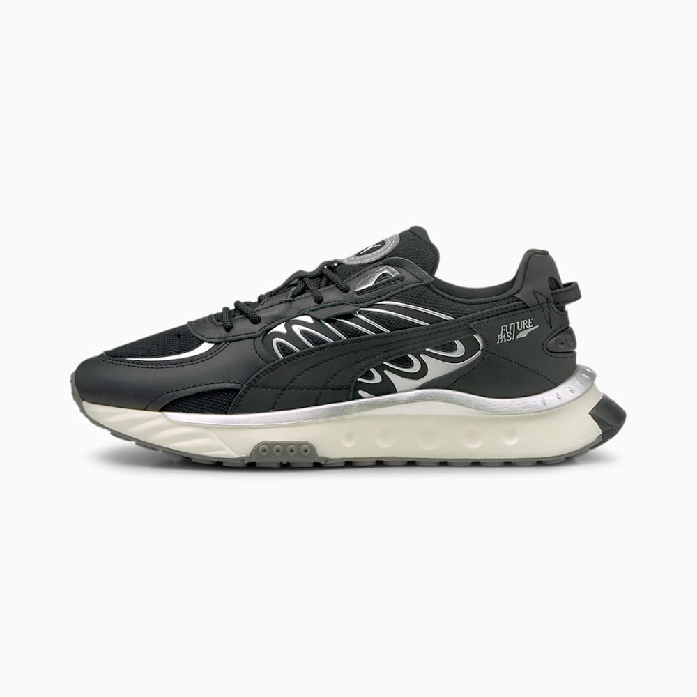 Puma Wild Rider Techno Ženske Tenisice Crne Srebrne | Hrvatska-52186