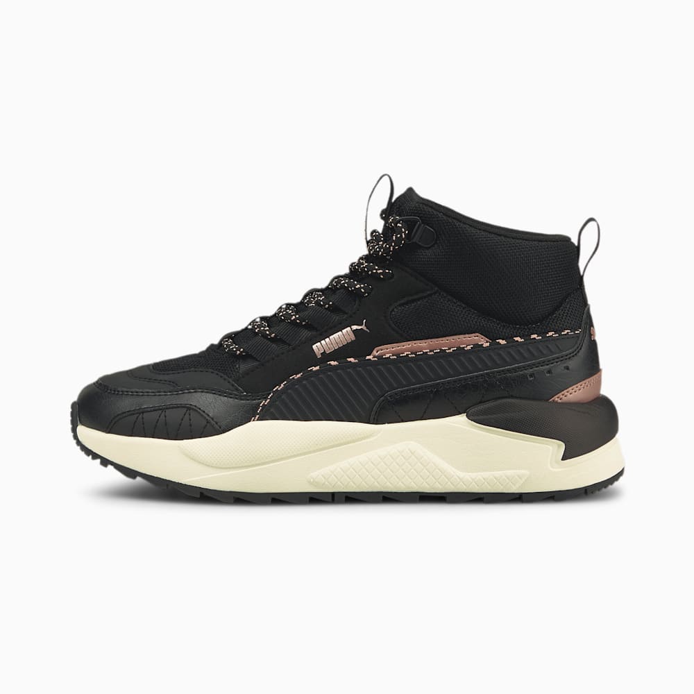 Puma X-Ray 2 Square Mid WTR Muške Tenisice Crne Roze Zlatne Bijele | Hrvatska-61409