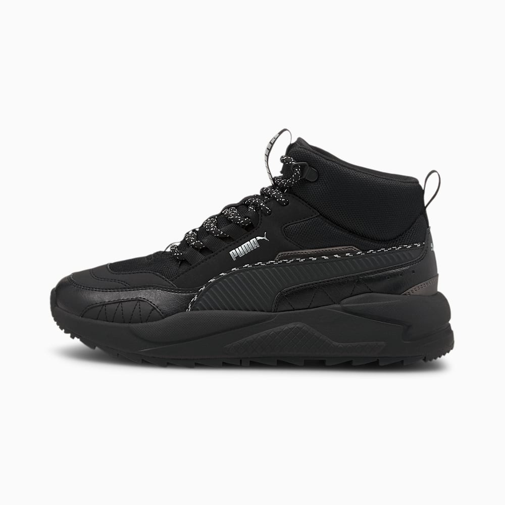 Puma X-Ray 2 Square Mid WTR Ženske Tenisice Crne Srebrne | Hrvatska-72641