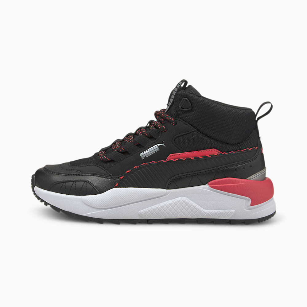 Puma X-Ray 2 Square Mid Winterised Youth Za Dječake Tenisice Crne Roze Srebrne | Hrvatska-32809