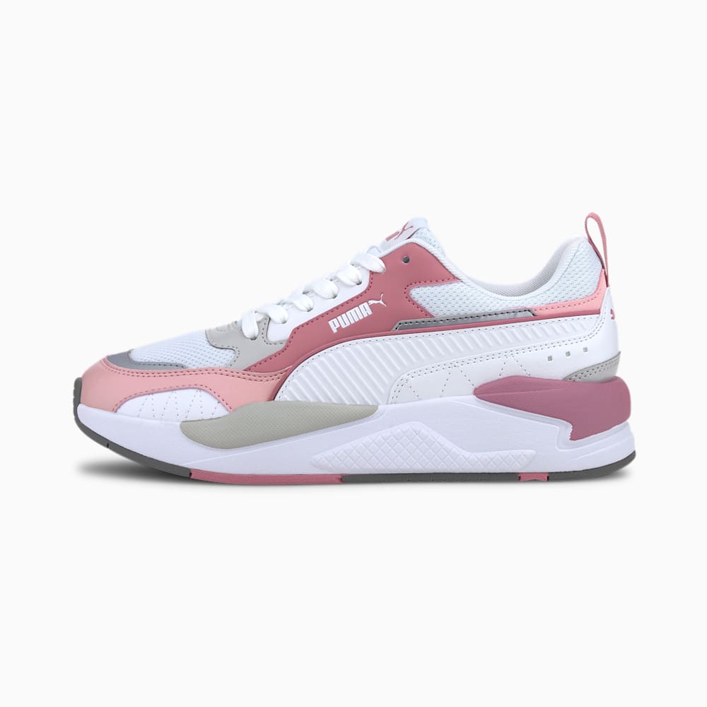 Puma X-Ray 2 Square Muške Tenisice Bijele Boje Kože Sive Ljubičaste | Hrvatska-46917