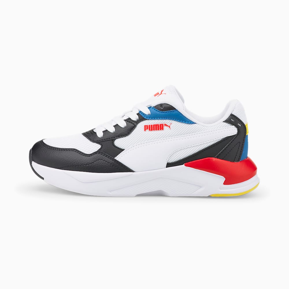 Puma X-Ray Speed Lite Youth Za Djevojčice Tenisice Crne Bijele Plave Crvene | Hrvatska-31758