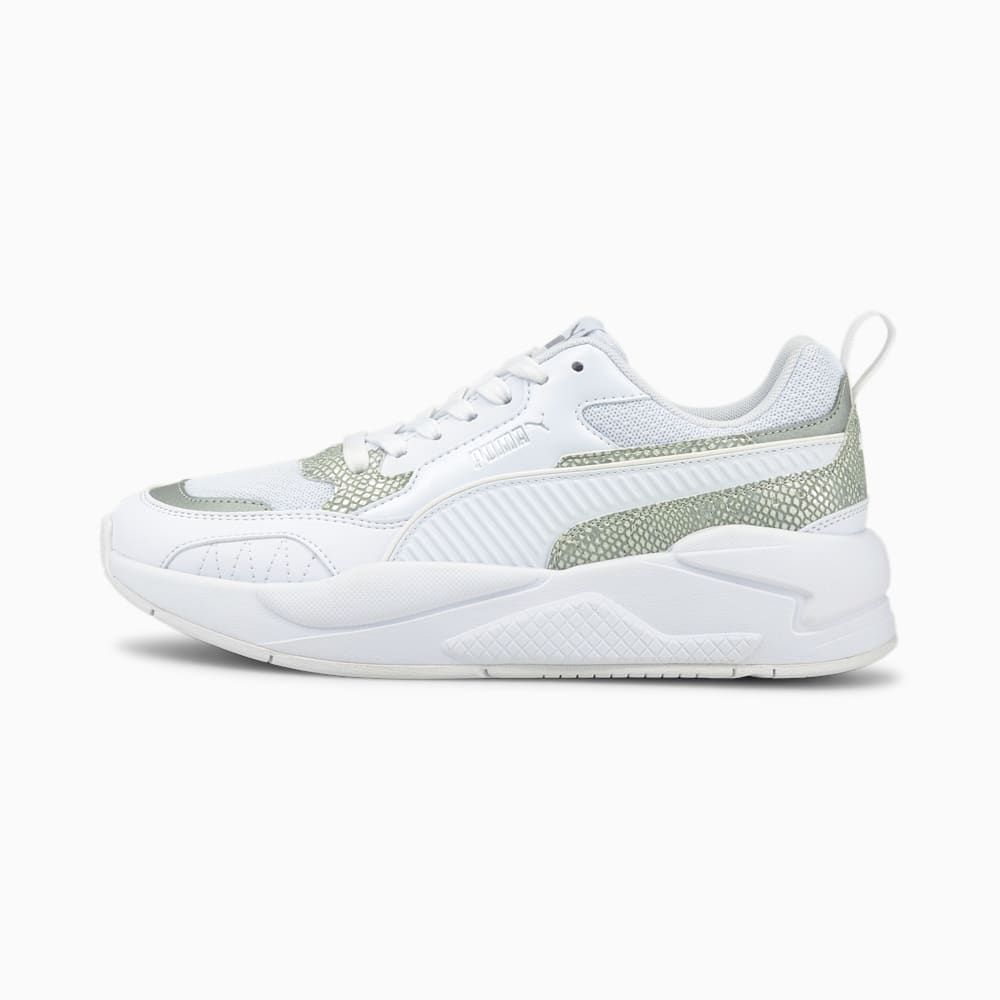 Puma X-Ray² Square Snake Premium Ženske Tenisice Bijele Srebrne | Hrvatska-51609